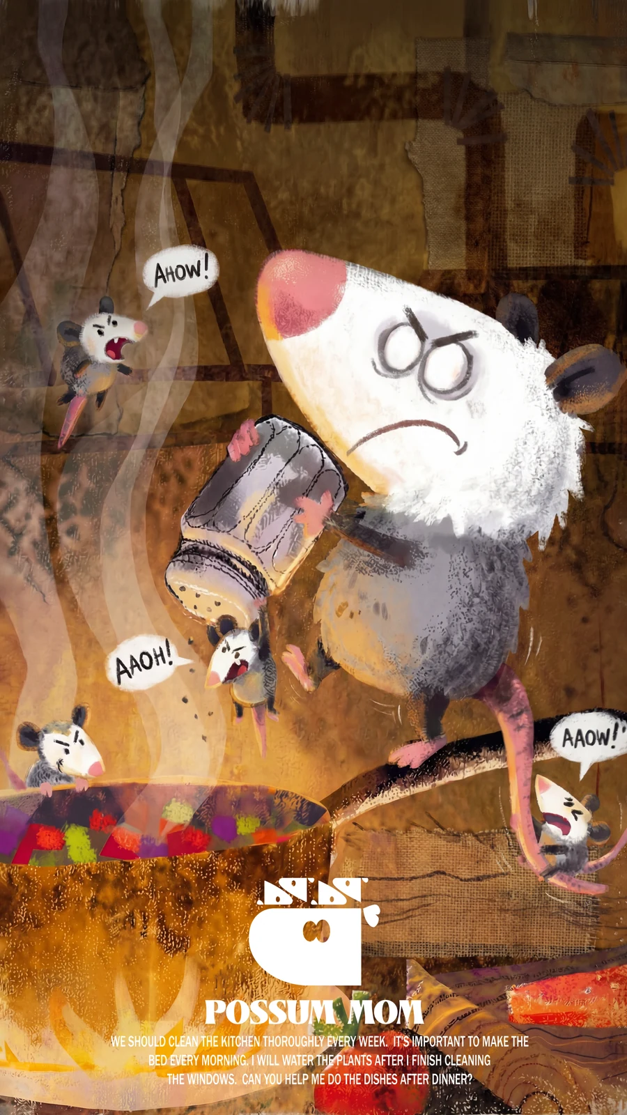 绝望主负Possum Mom